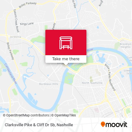 Mapa de Clarksville Pike & Cliff Dr Sb
