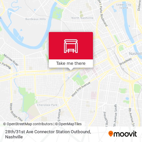 28th / 31st Ave Connector Station Outbound map