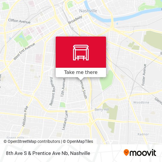 8th Ave S & Prentice Ave Nb map