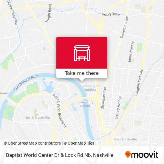 Mapa de Baptist World Center Dr & Lock Rd Nb