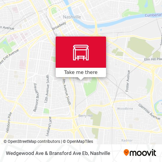 Mapa de Wedgewood Ave & Bransford Ave Eb