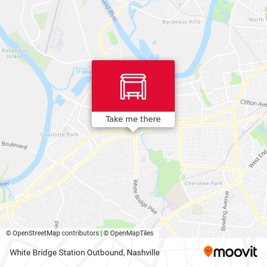 Mapa de White Bridge Station Outbound