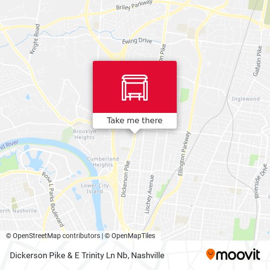 Mapa de Dickerson Pike & E Trinity Ln Nb