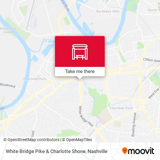 Mapa de White Bridge Pike & Charlotte Shone
