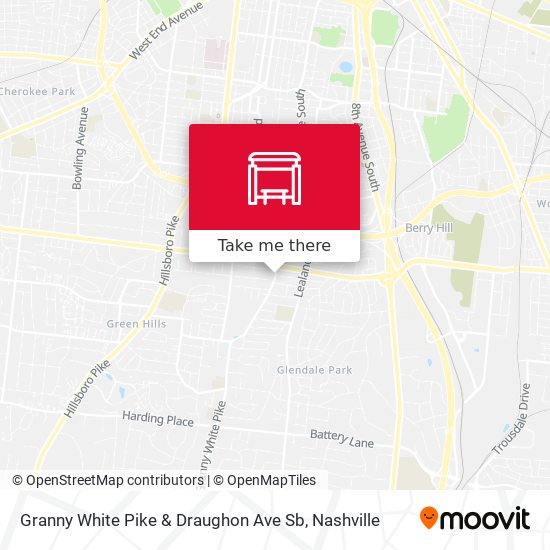 Mapa de Granny White Pike & Draughon Ave Sb