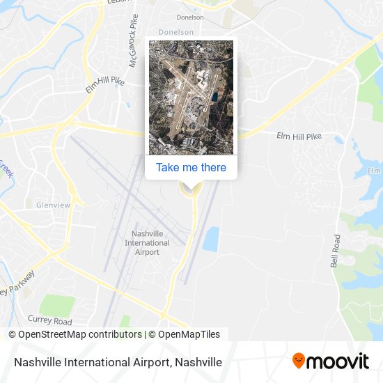 Nashville International Airport map