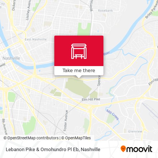 Lebanon Pike & Omohundro Pl Eb map