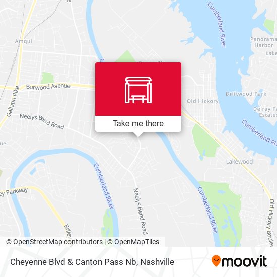 Mapa de Cheyenne Blvd & Canton Pass Nb