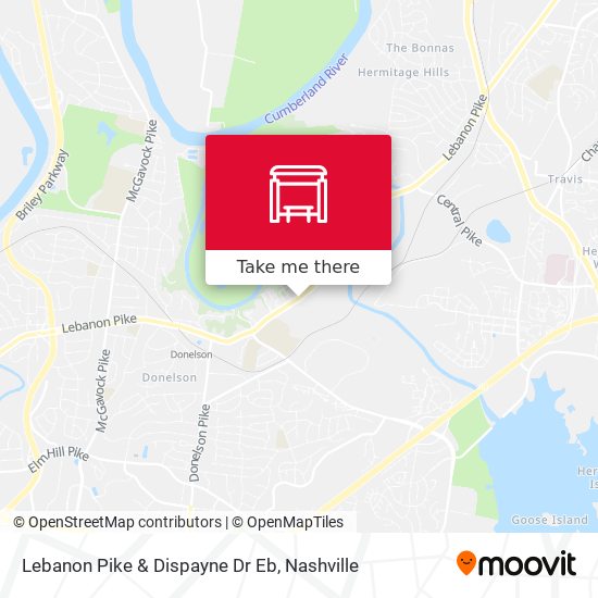 Lebanon Pike & Dispayne Dr Eb map