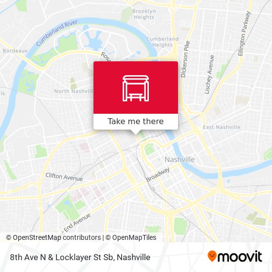 8th Ave N & Locklayer St Sb map