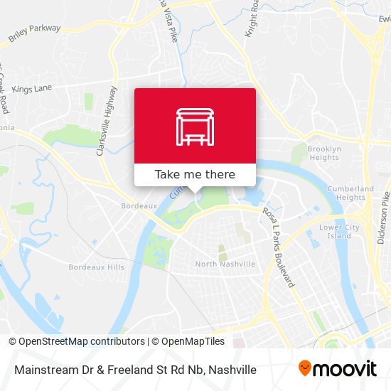 Mainstream Dr & Freeland St Rd Nb map