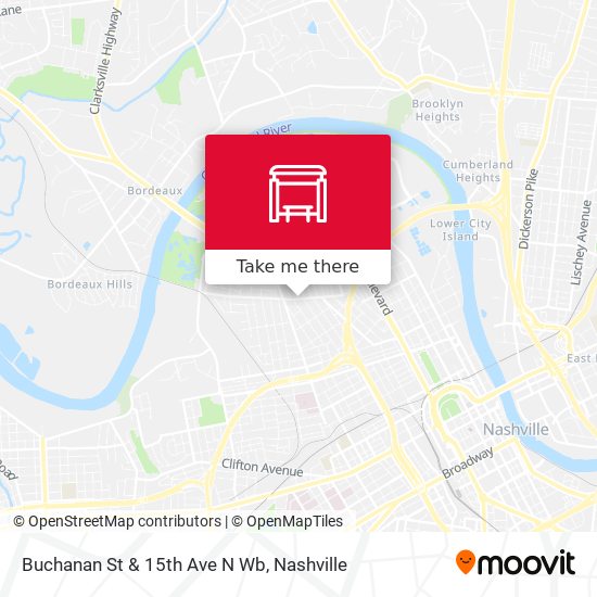 Buchanan St & 15th Ave N Wb map