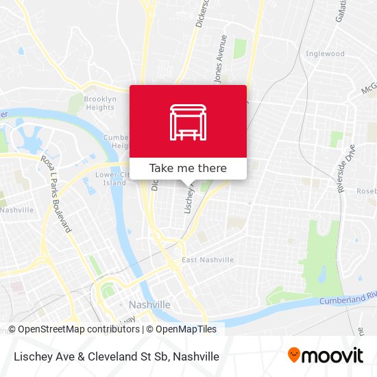Lischey Ave & Cleveland St Sb map