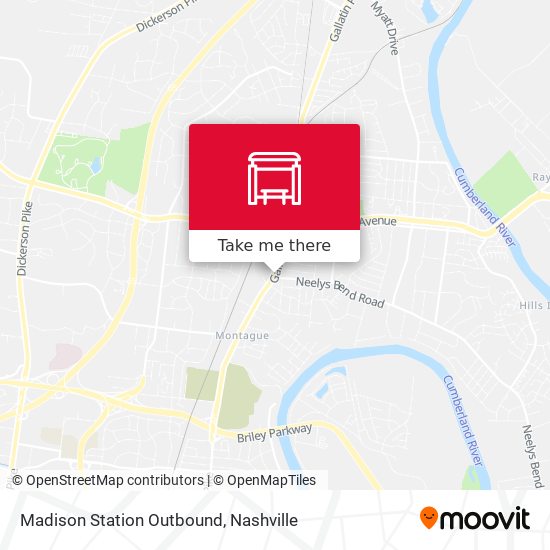 Madison Station Outbound map
