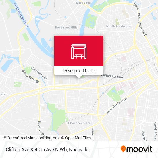 Mapa de Clifton Ave & 40th Ave N Wb