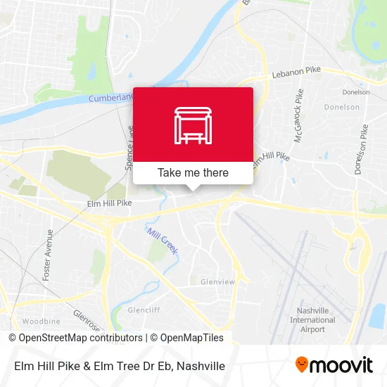 Mapa de Elm Hill Pike & Elm Tree Dr Eb