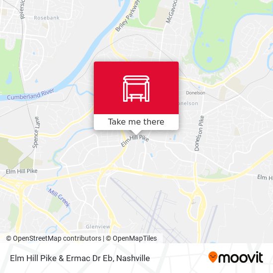 Mapa de Elm Hill Pike & Ermac Dr Eb