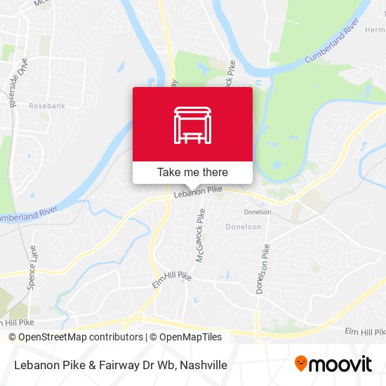 Mapa de Lebanon Pike & Fairway Dr Wb