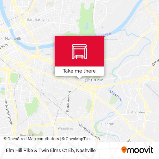 Elm Hill Pike & Twin Elms Ct Eb map