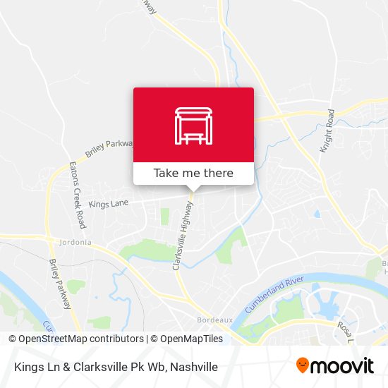 Mapa de Kings Ln & Clarksville Pk Wb