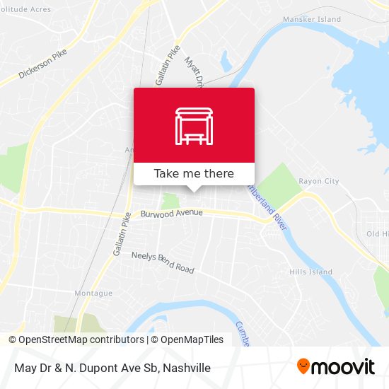 May Dr & N. Dupont Ave Sb map