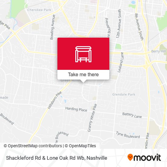 Mapa de Shackleford Rd & Lone Oak Rd Wb