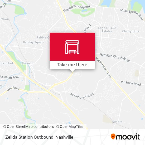 Zelida Station Outbound map
