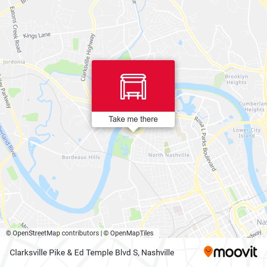 Clarksville Pike & Ed Temple Blvd S map
