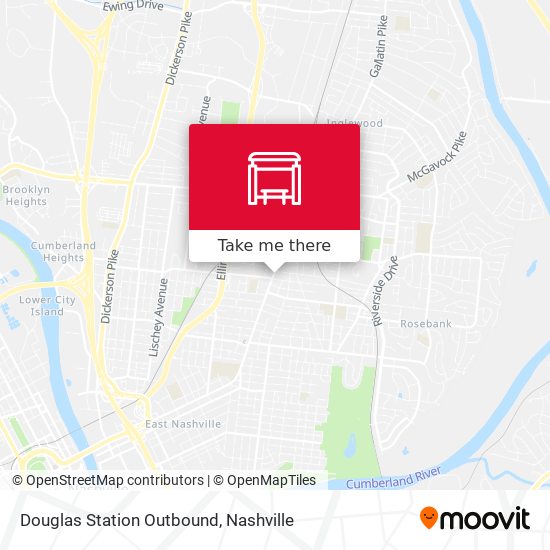 Mapa de Douglas Station Outbound