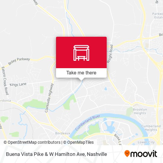 Buena Vista Pike & W Hamilton Ave map