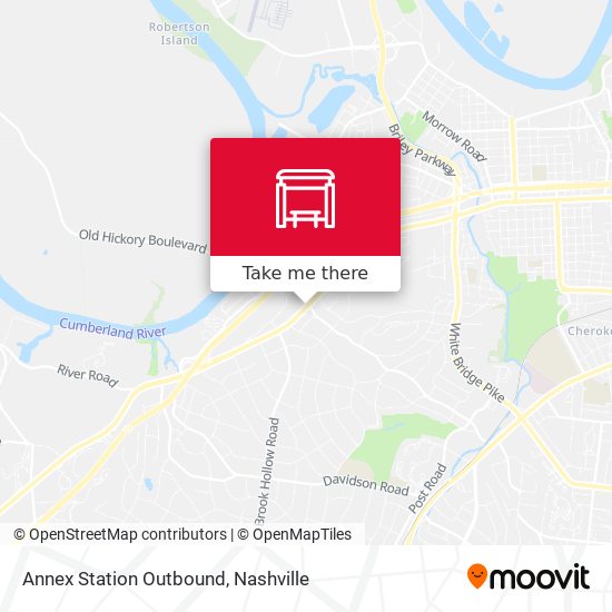 Annex Station Outbound map