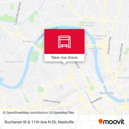 Mapa de Buchanan St & 11th Ave N Eb