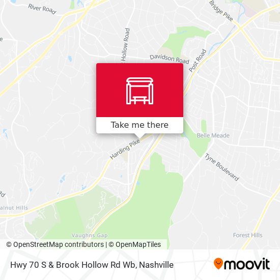 Mapa de Hwy 70 S & Brook Hollow Rd Wb