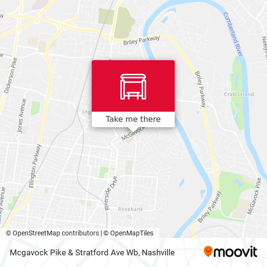 Mapa de Mcgavock Pike & Stratford Ave Wb