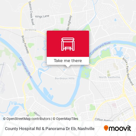 Mapa de County Hospital Rd & Panorama Dr Eb