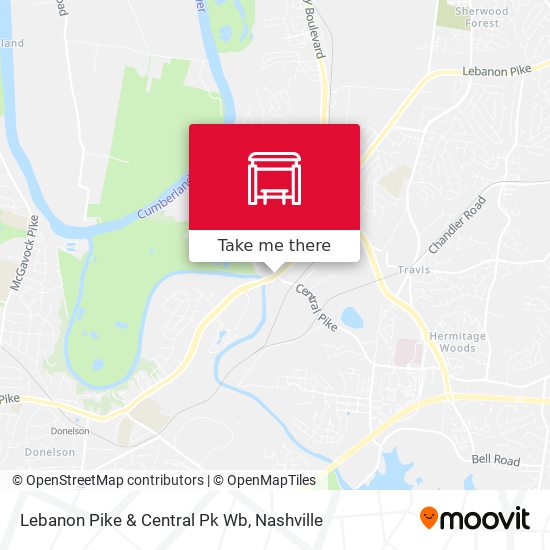 Mapa de Lebanon Pike & Central Pk Wb