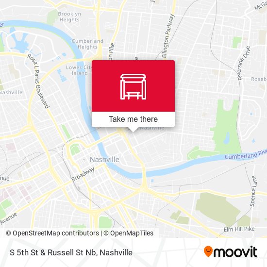 S 5th St & Russell St Nb map