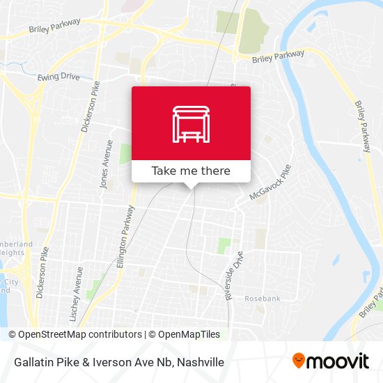 Mapa de Gallatin Pike & Iverson Ave Nb