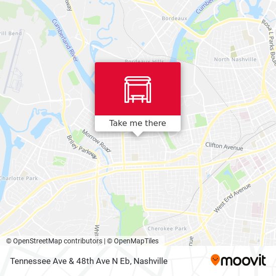Tennessee Ave & 48th Ave N Eb map