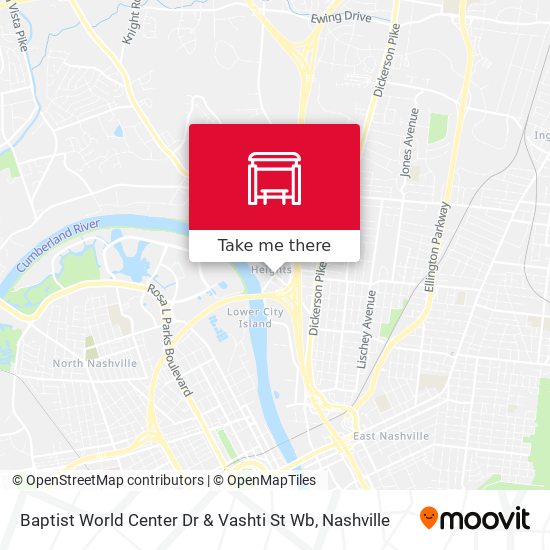 Baptist World Center Dr & Vashti St Wb map