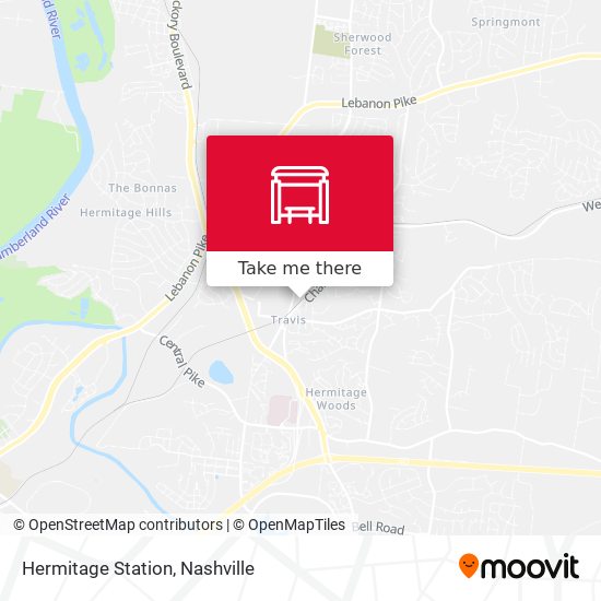 Mapa de Hermitage Station