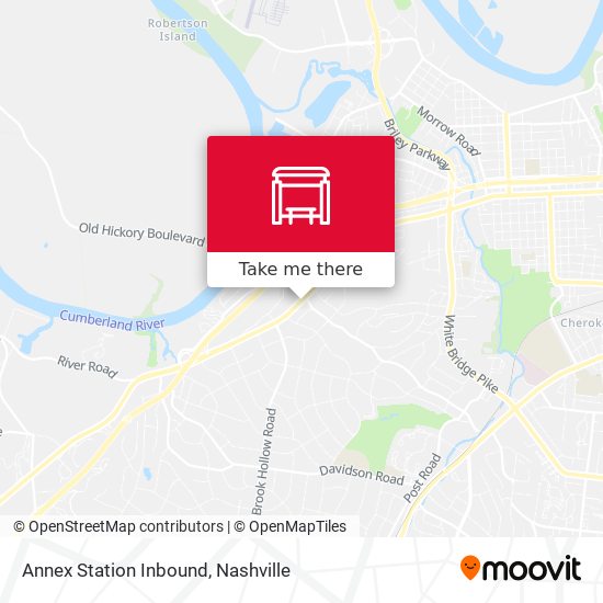 Mapa de Annex Station Inbound