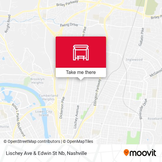 Lischey Ave & Edwin St Nb map