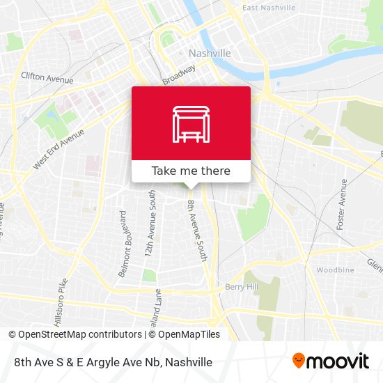 Mapa de 8th Ave S & E Argyle Ave Nb