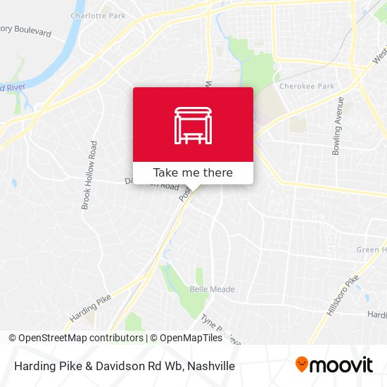 Mapa de Harding Pike & Davidson Rd Wb