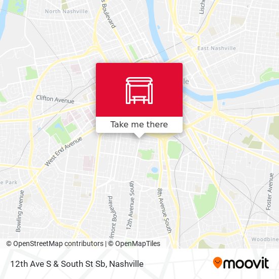 Mapa de 12th Ave S & South St Sb