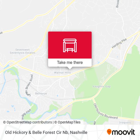 Mapa de Old Hickory & Belle Forest Cir Nb