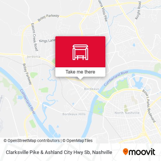 Mapa de Clarksville Pike & Ashland City Hwy Sb