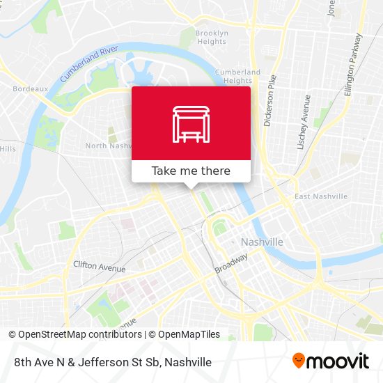 Mapa de 8th Ave N & Jefferson St Sb