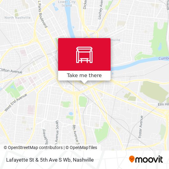 Lafayette St & 5th Ave S Wb map